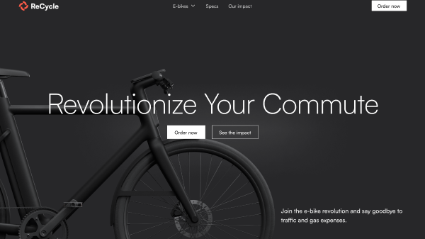Landing page